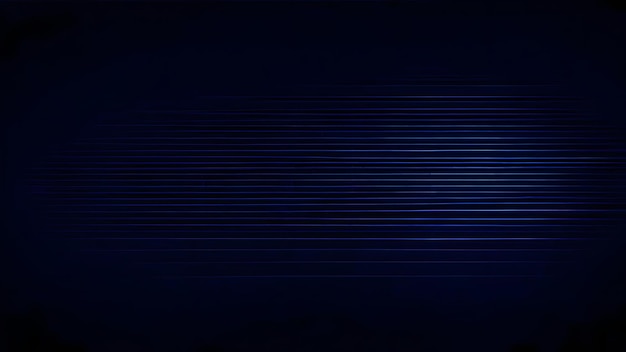 Abstract blue lines effect on black background gradient design