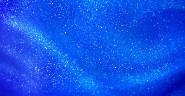 Abstract blue magic galaxy background