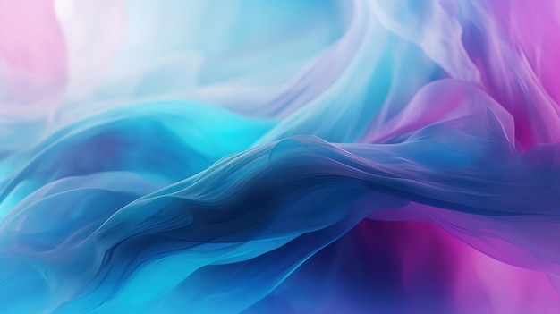 Abstract blue mint and purple background Generative Ai