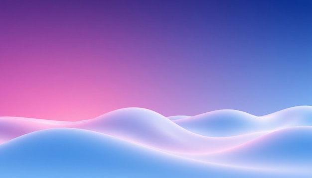 Abstract blue and pink wavy background