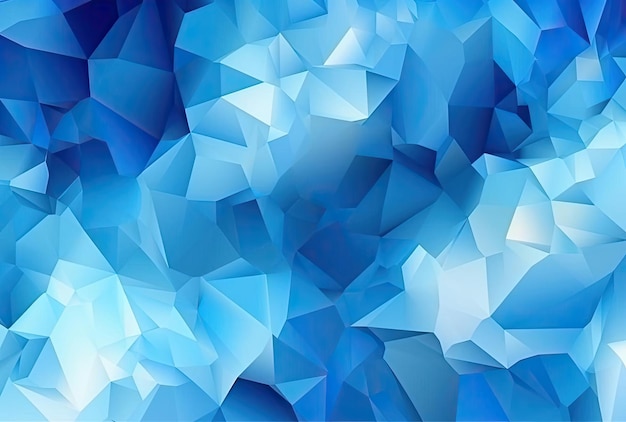 Abstract blue polygonal background