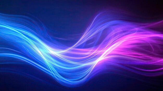 Abstract blue and purple background with blurred lines dark gradient background