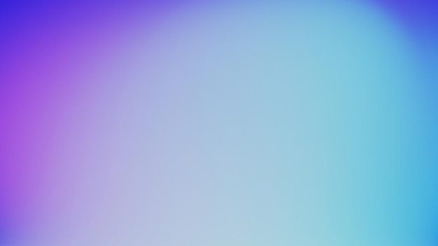 Abstract blue and purple on light blue background realistic 3D rendering