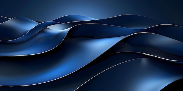 Abstract blue sapphire cobalt dark blue black gradient geometric shape wave curve Concept Abstract Art Blue Sapphire Cobalt Dark Blue Black Gradient Geometric Shape Wave Curve