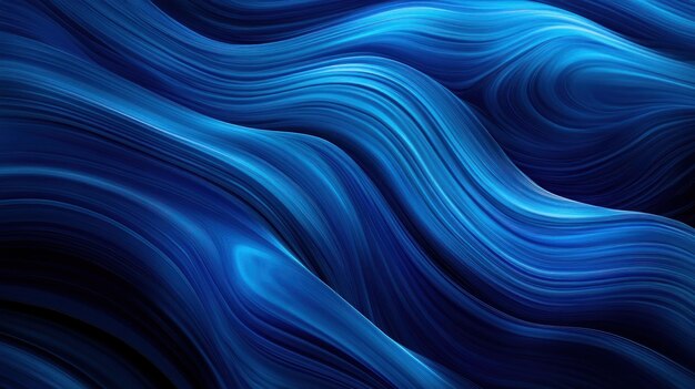 Abstract Blue Swirls