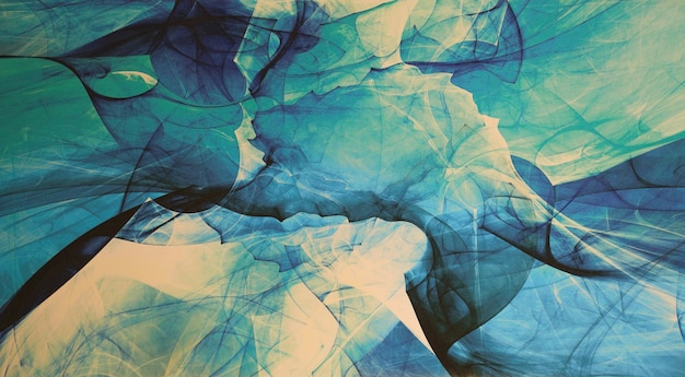 abstract blue turquoise watercolor background