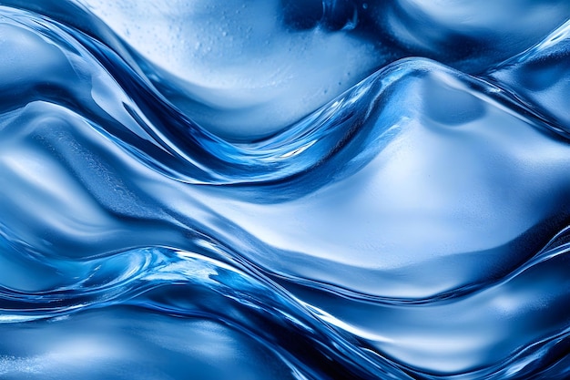 Abstract Blue Water Waves