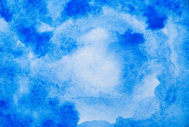 Abstract blue watercolor background