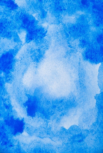 Abstract blue watercolor background