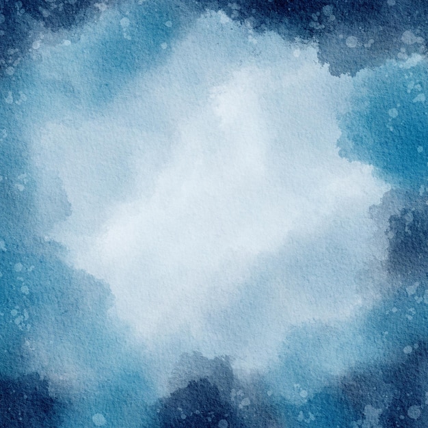 Abstract blue watercolor for background