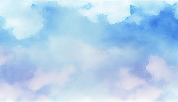 Abstract blue watercolor gradient paint grunge texture background