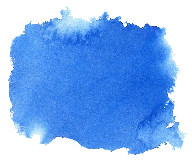 Abstract blue watercolor painting background