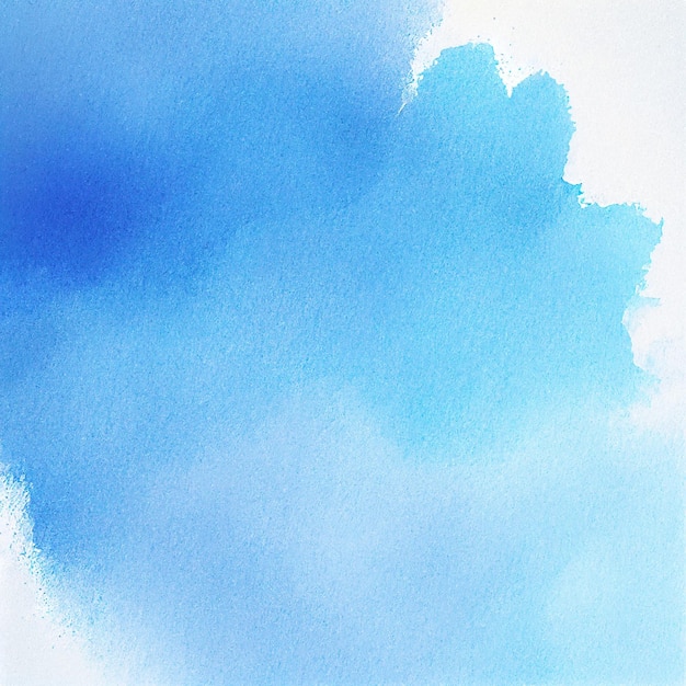 Abstract Blue Watercolor Texture Background