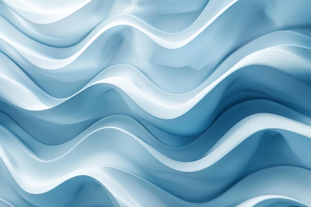 Abstract Blue Wave Pattern