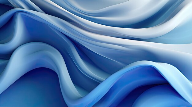 Abstract blue waves background