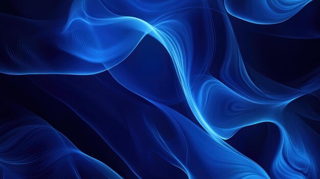 Abstract Blue Waves