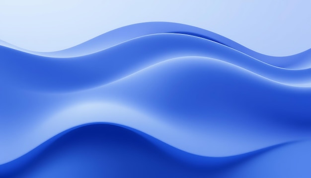 Abstract blue wavy background