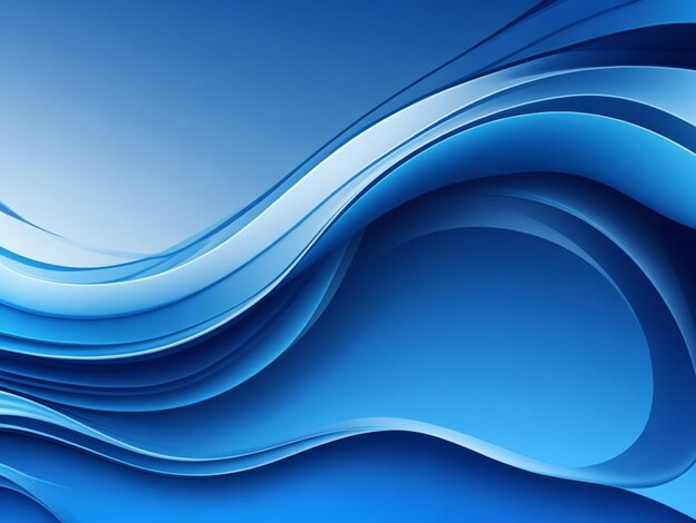 Abstract blue wavy business style background