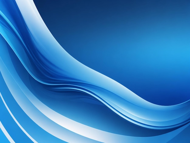 Abstract blue wavy business style background