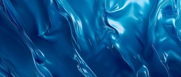 Photo abstract blue wavy texture for artistic background