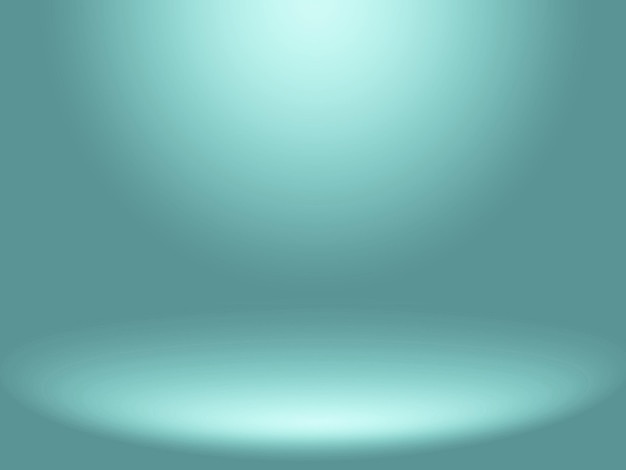 Abstract blue and white gradient Plain studio background