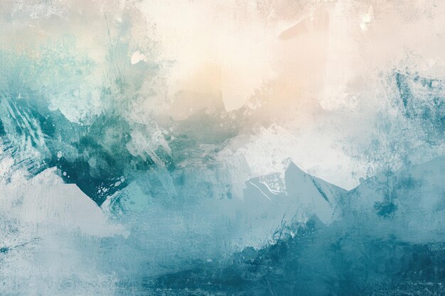 Abstract Blue and White Watercolor Background