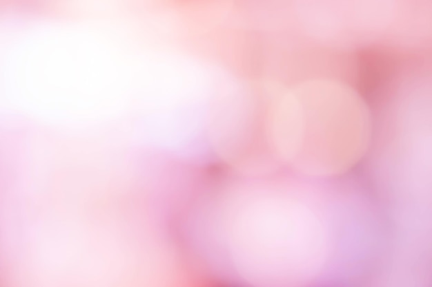 Abstract blur bokeh light pink pastel color for wallpaper background