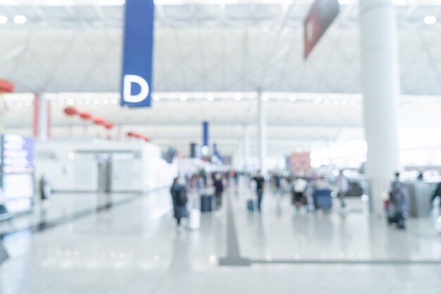 abstract blur and defocused airport