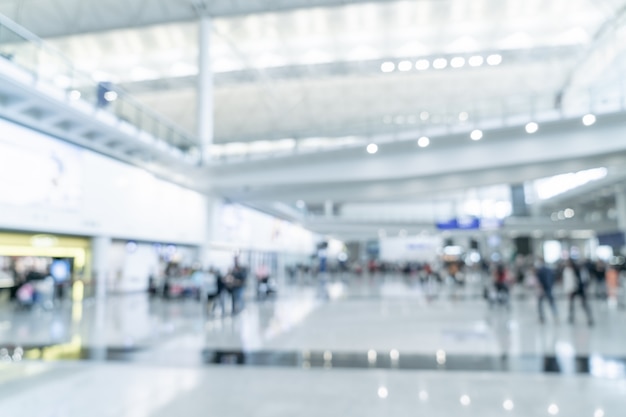 abstract blur and defocused airport