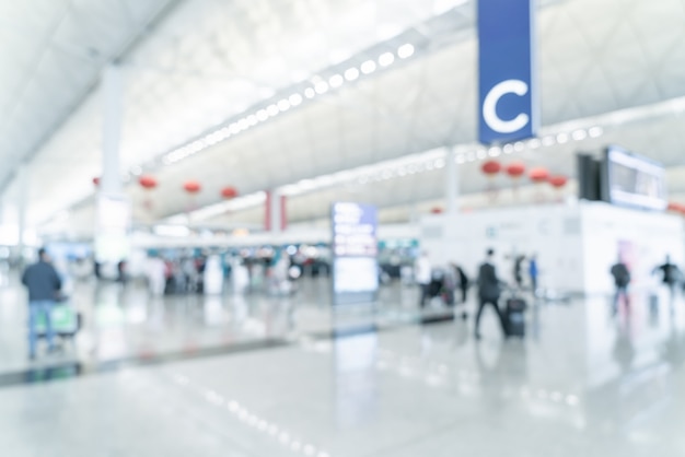 abstract blur and defocused airport