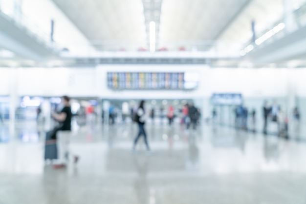 abstract blur and defocused airport