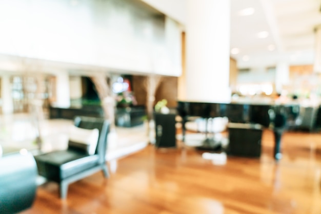 abstract blur and defocused luxury hotel lobby area for background