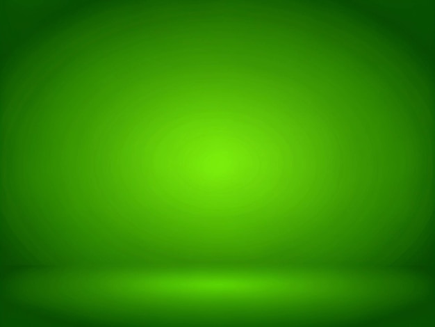 Abstract blur empty Green gradient Studio well use as background