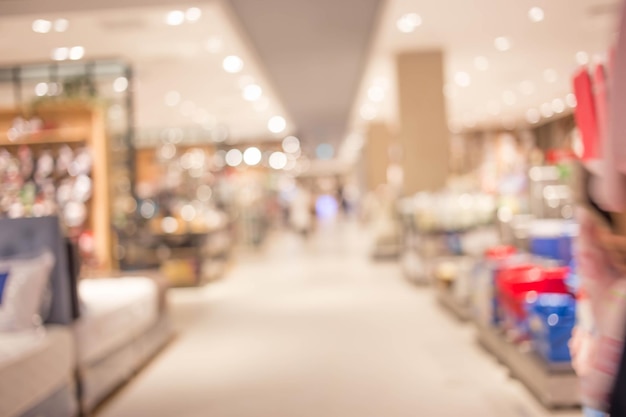 Abstract blur image of people at Shopping mall