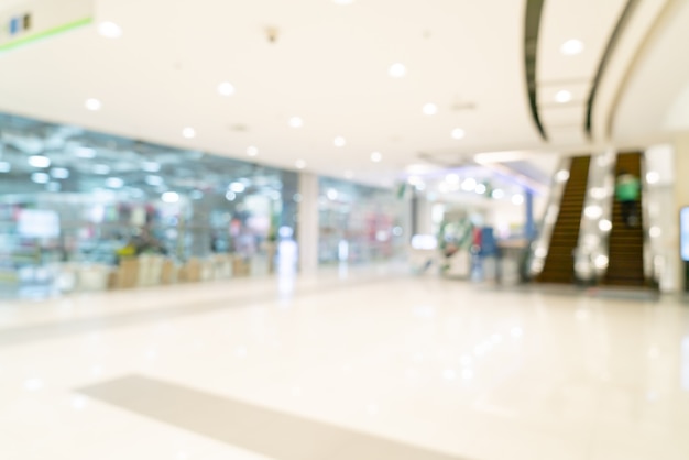 abstract blur shopping mall and retail store