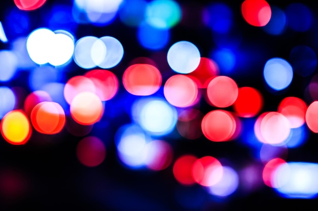 abstract blur traffic city light