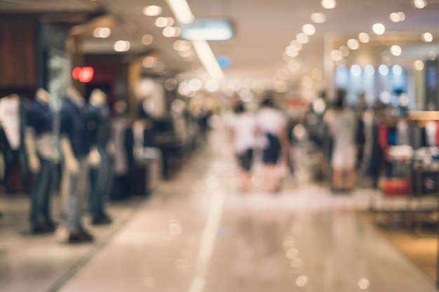 abstract blurred background of Department store