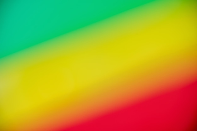 Abstract blurred background of red, yellow, green colors.