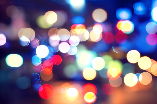 Abstract blurred colorful bokeh.  Christmas light bokeh. 