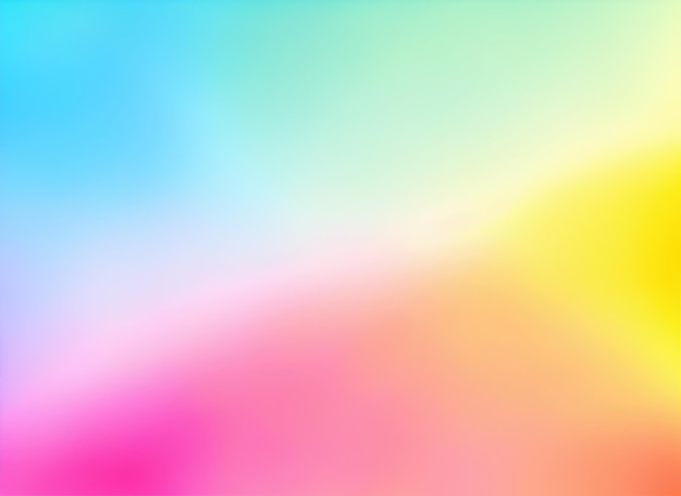 Abstract blurred gradient background in vibrant colors