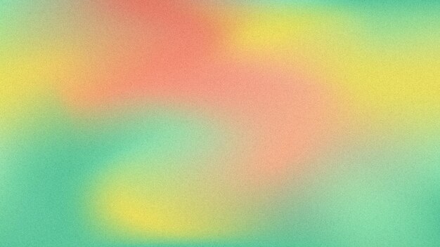 Abstract blurred gradient background with grainy noise texture in bright spring colors