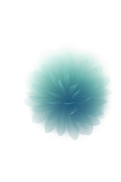 Abstract blurred gradient illustration blue flower nature petal asteraceae