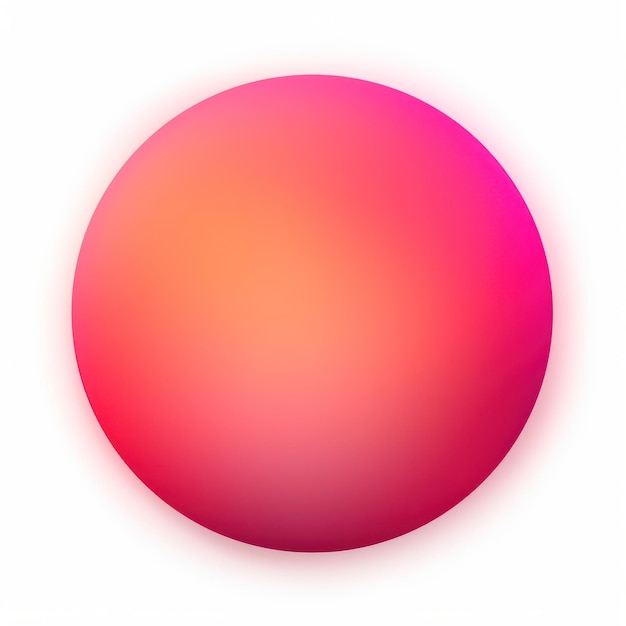 Abstract blurred gradient illustration circle sphere pink glowing