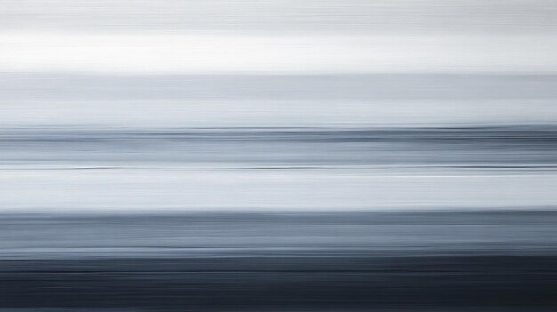 Abstract blurred horizontal lines in shades of gray and blue serene and calming concept