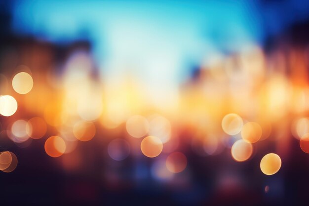 Abstract Blurred Lights Background