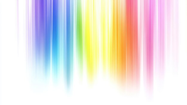 Photo abstract blurred rainbow with colorful stripes and gradients