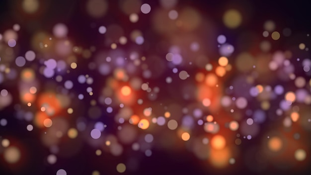 Abstract bokeh background Christmas bokeh lights refocused blurred background