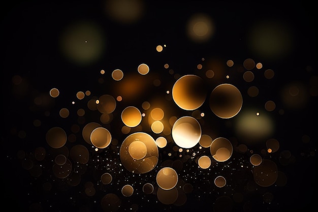 Abstract Bokeh background generative AI