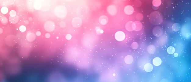 Photo abstract bokeh background with pink and blue tones