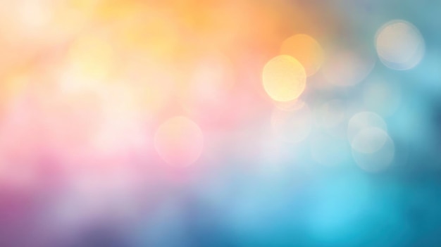 Abstract Bokeh Background with Soft Colors